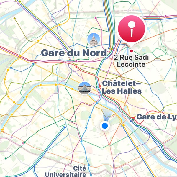 Plan d’accès – Vue rapprochée