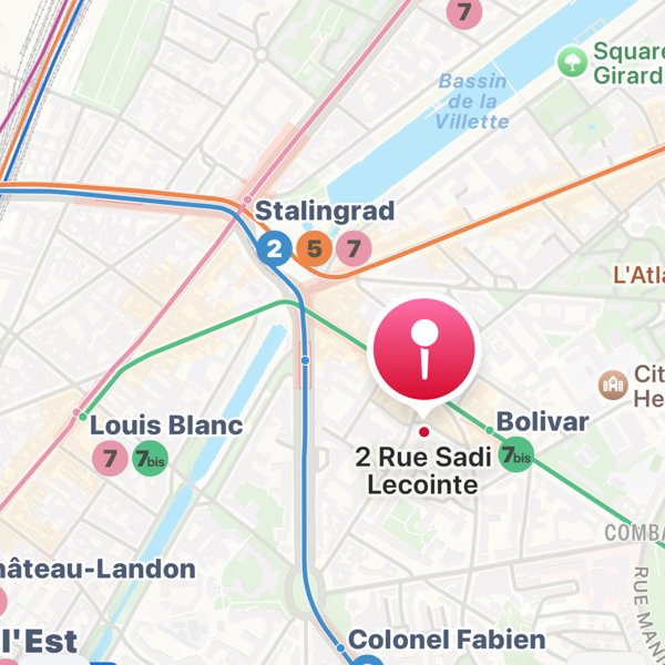 Plan d’accès – Vue large